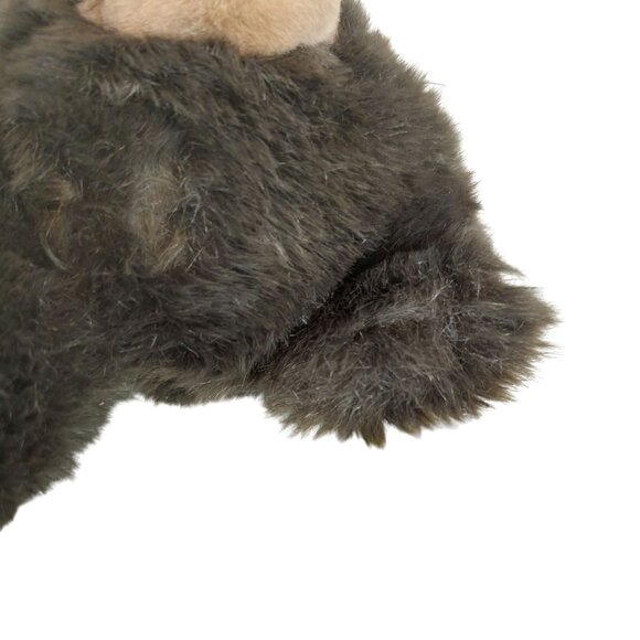 Gund 1991 Baxter Dark Chocolate Brown 15-Inch Bear Vintage Plush - Picture 8 of 8